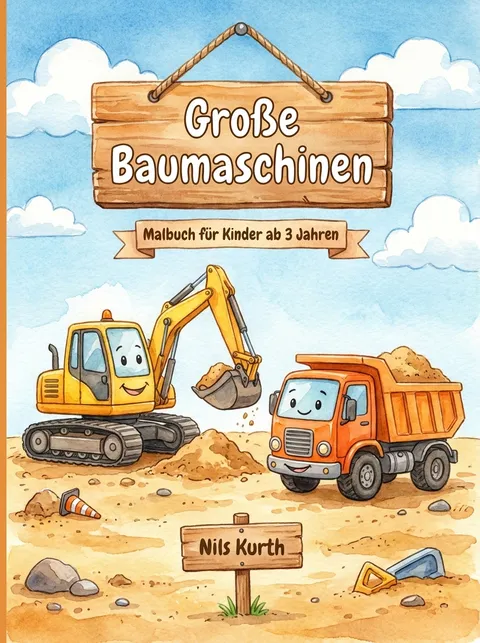 Cover: Große Baumaschinen