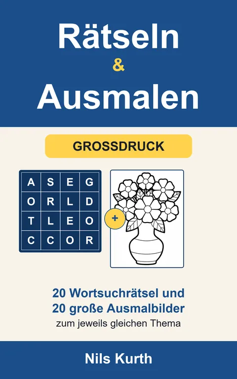 Cover: Rätseln & Ausmalen